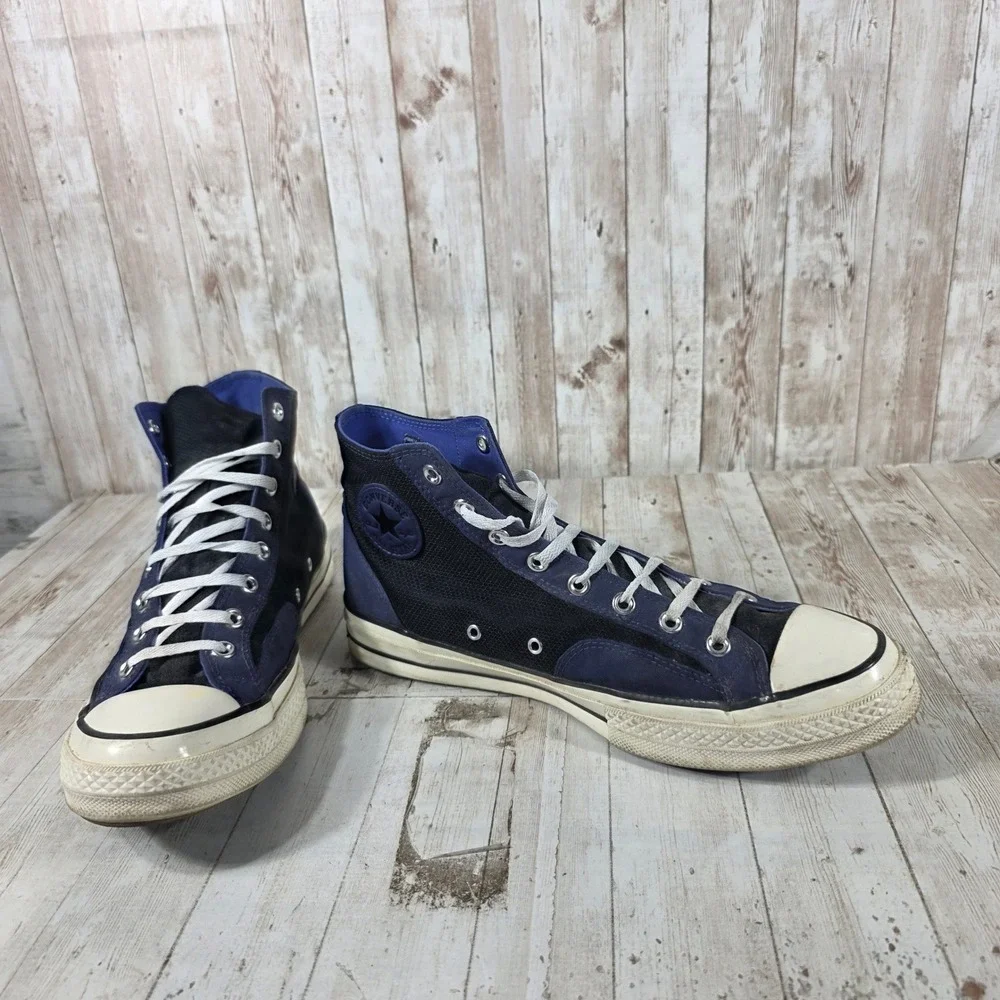 Converse Chuck 70 Cordura High Top Mens 11.5 Navy Black Sneakers A05578C - Picture 6 of 8